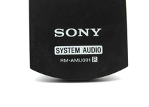 Ξ美品 SONY ソニー AUDIO SYSTEM RM-AMU091 オーディオ ドックスピーカー用 リモコン_画像2