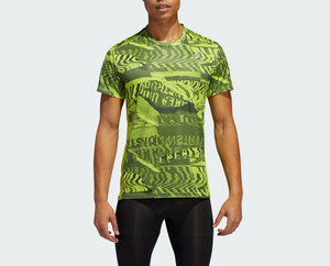 ☆美品 adidas アディダス RUNNING AEROREADY 吸汗速乾ドライ ランニング Tシャツ Oサイズ (LL)