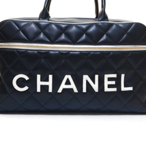 シャネル CHANEL ボストンバッグ プレオウンド マトラッセ ブラック_画像7