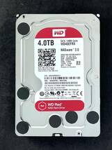 【送料無料】　★ 4TB ★　WD Red / WD40EFRX　【使用時間：573ｈ】 2014年製　稼働少　Western Digital RED　3.5インチ内蔵HDD SATA_画像1