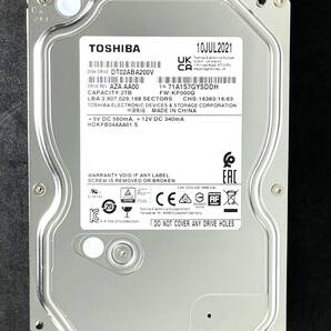 【送料無料】　★ 2TB ★　TOSHIBA / DT02ABA200V　【使用時間： 1829 ｈ】 2021年製　良品　3.5インチ内蔵HDD　AVコマンド対応