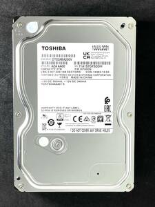 【送料無料】　★ 2TB ★　TOSHIBA / DT02ABA200V　【使用時間： 1829 ｈ】 2021年製　良品　3.5インチ内蔵HDD　AVコマンド対応