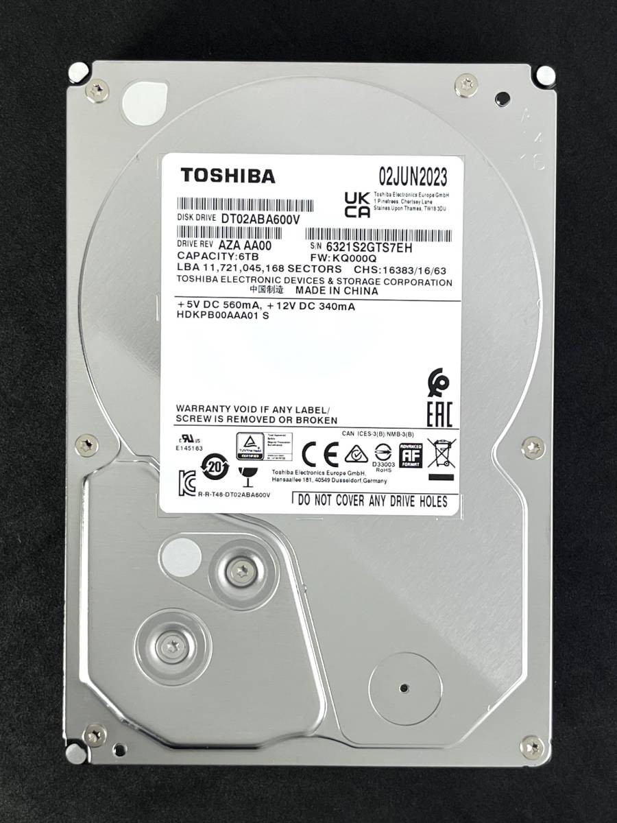 最新な 【未開封・未使用】TOSHIBA 内蔵HDD MN05ACA600 6TB PC周辺機器