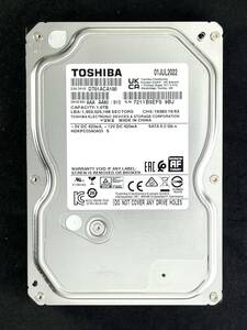 【送料無料】 ★ 1TB ★　TOSHIBA　/　DT01ACA100　【使用時間： 7 ｈ】　2022年製　新品同様　3.5インチ 内蔵HDD　SATA600/7200rpm