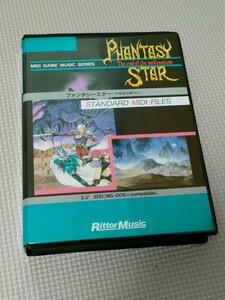  ultra rare fan ta sheath ta-Rittor MIDI 3.5 2DD (MS-DOS correspondence )MGM-002 Phantasy Star End of the Millennium 4 IV