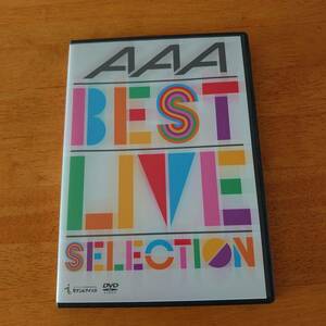 AAA BEST LIVE SELECTION トリプル・エー 【DVD】