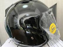 新品未使用　アライ(Arai) バイクヘルメット ジェット SZ-G グラスブラック Lサイズ　59.60cm_画像4