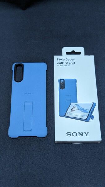 SONY Style Cover with Stand for Xperia 10 Ⅲ XQZ-CBBT/LJPCX（ブルー）
