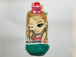 韓国　K-POP ☆BLACK PINK ブラックピンク　ジェニ☆ 靴下　ソックス　キャラクター靴下