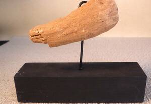 埴輪　腕　腕先　指　爪　古墳時代　6世紀　土製　人物埴輪　北関東茨城県出土　コレクター放出品　出土品　発掘品　土偶