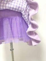 猫 メイド 服 ヘッドドレス セット アイドル 衣装 紫色_画像9