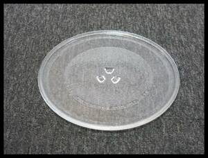 ◇電子レンジ用 ターンテーブル 丸皿 ガラス製 25.6cm◇3D117