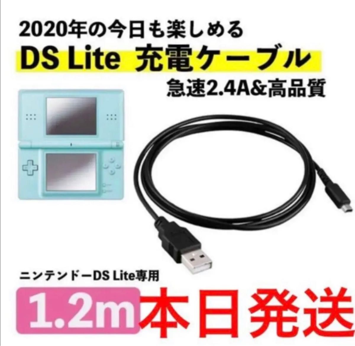 売れ筋ランキングも 本日発送Nintendo 3DS2DS対応 充電器ケーブル