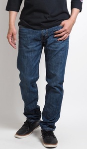 リーバイス 502 テーパー COOL デニムパンツ W34 ミッドブルー Levi’s TAPER クール ジッパーフライ ストレッチ 29507-1257