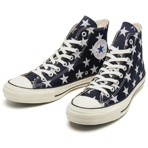 コンバース オールスター 100 ニシジンオリ ST ハイ 26.5cm US8 定価12100円 ネイビー 紺 星柄 ALL STAR 100 NISHIJIN-ORI ST HI 西陣織