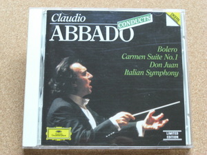 ＊【CD】クラウディオ・アバド指揮／ABBADO　CONDUCTS（427　025-2）（輸入盤）