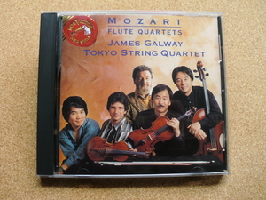 ＊【CD】TOKYO STRING QUARTET、JAMES GALWAY（フルート）／モーツァルト FLUTE QUARTET（09026-60442-2）（輸入盤）