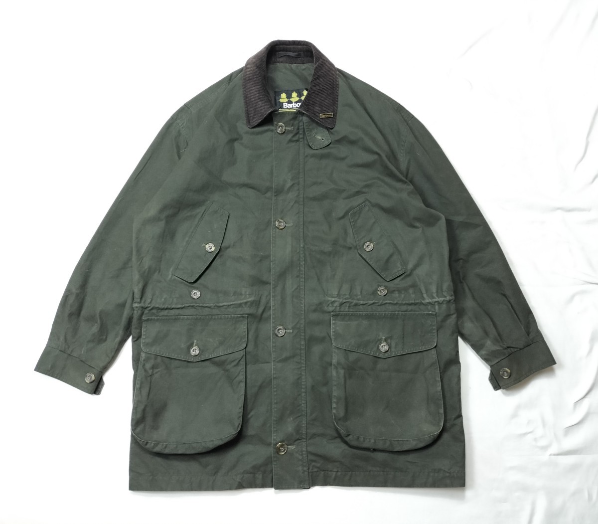 Mint condition 90s BARBOUR border c44 3クレスト ボーダー バブアー