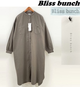  unused goods /F/ Bliss bunch khaki band color shirt One-piece button tag casual pocket outdoor leisure tei Lee Bliss Bunch 