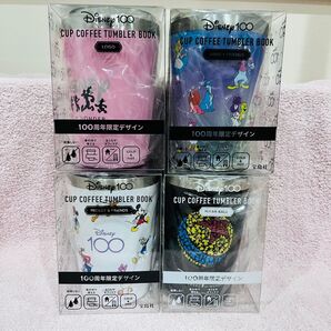 【限定品_全種類】セブン限定 ディズニー100周年限定デザイン タンブラーセット