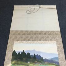 【模写】掛軸　勝敏　山水　箱無　同梱可能　NO.1901_画像3