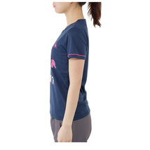 【値下即決】le coq sportif ルコック★吸汗速乾半袖Ｔシャツ★QB-017171C【新品】紺桃M_画像3