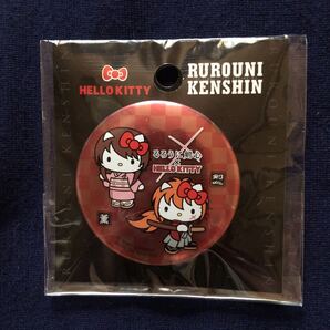 *レア*サンリオ2020年製 ハローキティ ×るろうに剣心 缶バッジ