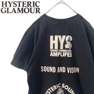 [ free shipping ]HYSTERIC GLAMOUR Hysteric Glamour men's T-shirt short sleeves his girl Logo black black S cotton 