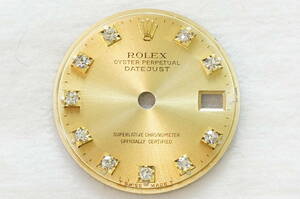 * original!!USED!!ROLEX lady's DATEJUST Ref.69173*69173G*69178 series for champagne gold 10P dial face to lithium *