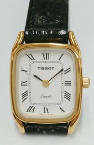 稼動品！！TISSOT/ティソ クォーツ式 K140 トノー型 レディース 腕時計 ウォッチ USED品 バンド少々劣化あり＊