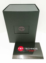 新品未使用品!!TECHNOS/テクノス クォーツ メンズ TSM419MM 腕時計 日付表示 回転ベゼル ステンレス シルバーxグリーン JAPANMOVEMENT_画像10