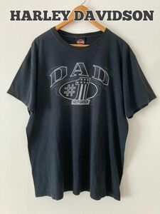 HARLEY-DAVIDSON ハーレーダビッドソン　Tシャツ　プリントTシャツ　バックプリント　NO.1 ビッグサイズ