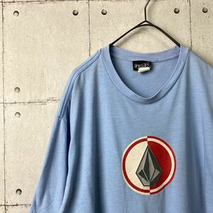 【us古着】90s volcom 半袖Tシャツ　古着　Lサイズ　メンズ　ゆるダボ　オーバーサイズ　ビッグシルエット