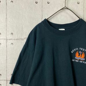 【us古着】90s anvil 半袖Tシャツ 古着　刺繍ロゴ　黒　Mサイズ　メンズ