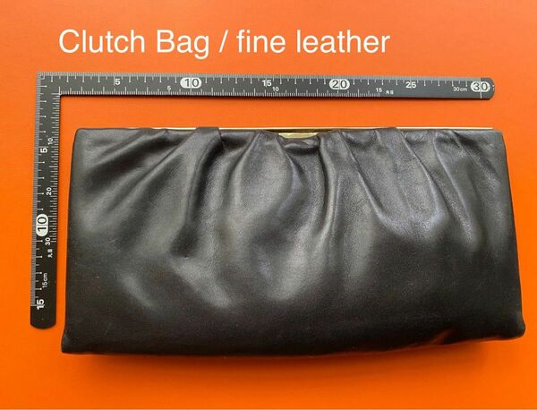 Clutch Bag / fine leather 