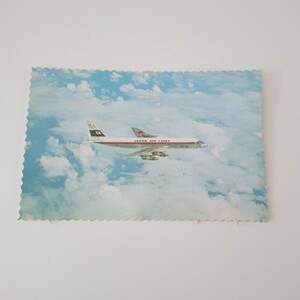 * Showa Retro *JAL DC-8 JET COURIER* picture postcard * postcard * postcard * antique * Japan Air Lines * picture postcard *