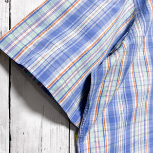 ラルフローレン Ralph Lauren 半袖シャツ チェックシャツ メンズ ワンポイント コットン100% Lサイズ 3‐479の画像8