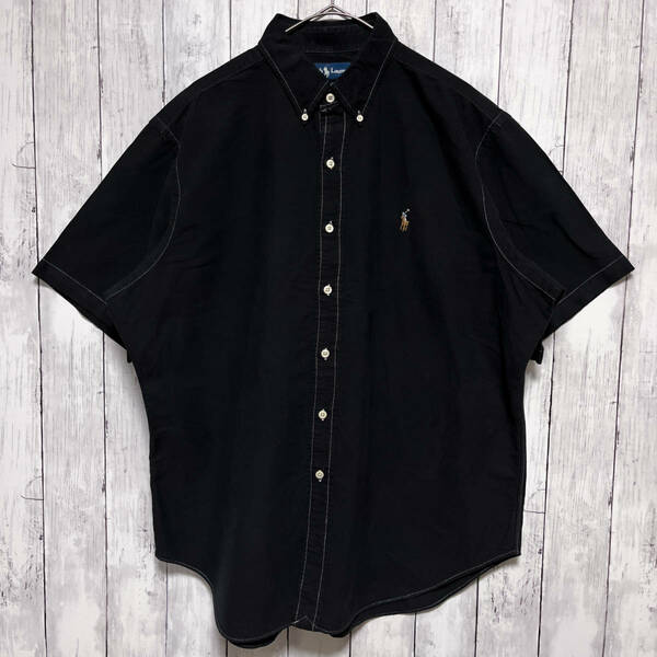 ラルフローレン Ralph Lauren 半袖シャツ メンズ ワンポイント コットン100% XLサイズ 3‐499