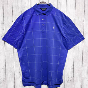 ラルフローレン Ralph Lauren Polo Golf 半袖ポロシャツ メンズ ワンポイント コットン100% Lサイズ 3‐514