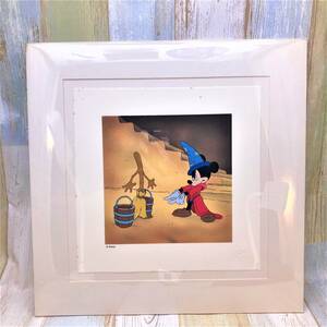 限定品★FANTASIA ファンタジア 魔法使いの弟子 ソーサラーミッキー アートギャラリー★ディズニートレジャー★Disney TDL 絵 絵画 額縁