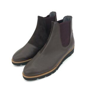 美品◆FOREMOS marco フォアモス マルコ サイドゴアブーツ サイズ2◆ ブラウン レディース 靴 シューズ ブーティー boots