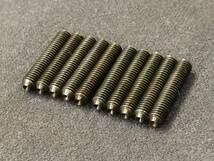 SMC Saddle Height Screws Black Set For Bass (10) / 弦高イモネジ 5弦ベース用 黒 M3(15mm×10）日本全国送料無料！_画像3