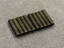 SMC Saddle Height Screws Black Set For Bass (10) / 弦高イモネジ 5弦ベース用 黒 M3(15mm×10）日本全国送料無料！_画像1