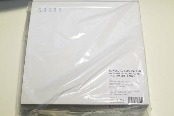 GOURD HISAGO ひさご電材 4266P SS 3.0 6N+HYBRID QUAD CORE INSTRUMENT CABLE ギター　ケーブル　標準フォーン 6.3mmです。