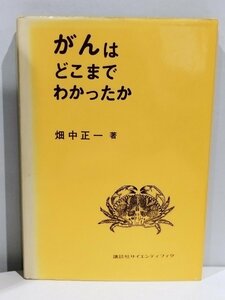 がんはどこまでわかったか 畑中正一 著【ac01b】