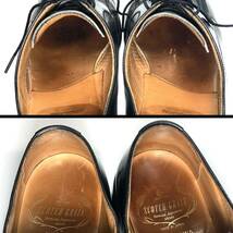 SCOTCH GRAIN 24.5cm メンズ 黒 ブラック スワールトゥ F-9050 スコッチグレイン 革靴 レザー シューズ 本革 ビジネス 中古 *管理AG038_画像6