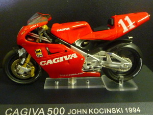 [ unopened goods ]1/24 Cagiva 500 John *kosin ski #11 CAGIVA 500 JOHN KOCINSKI 1994 ixo