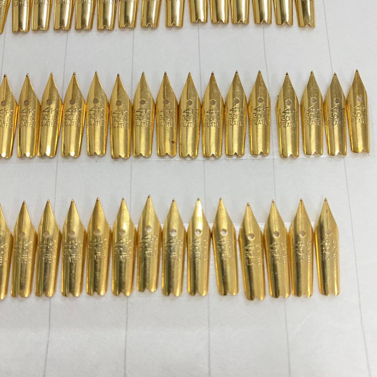 680 未使用 美品 保管品 万年筆 ペン先 14K GOLD PLATED ゴールド