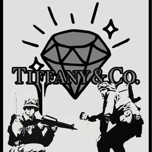 世界100枚限定 deathNYC Tiffany&Banksyオマージュアート