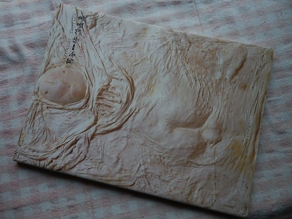◆【蔦谷一行作品集 1955~1995】※銅版画:習作「隠れた顔」1985 5.6×4.4cm 58/150 付き
